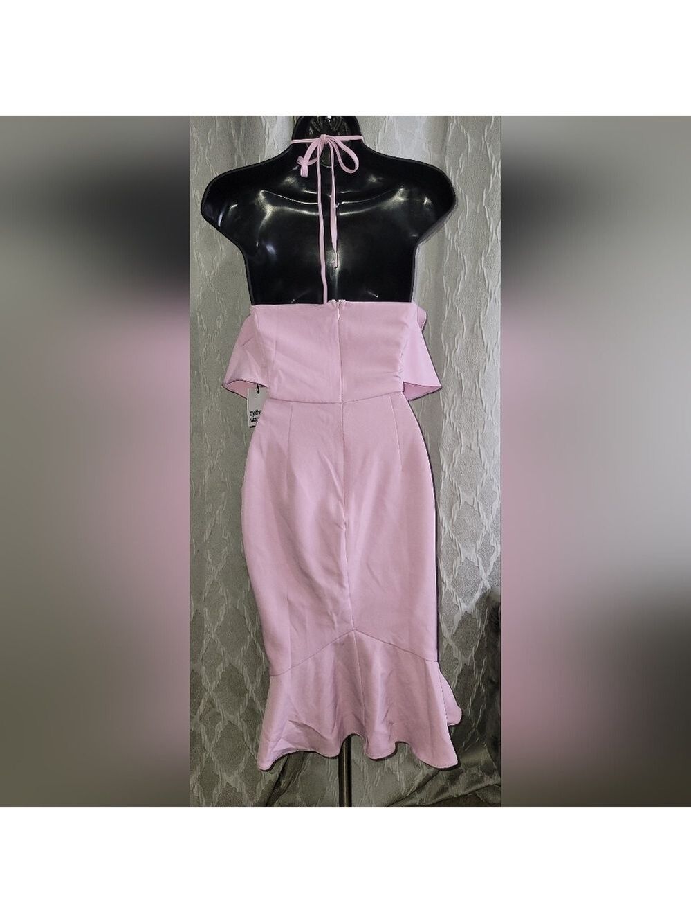 REVOLVE x By The Way Ruffle Halter Lavender Dress - Picture 3 of 7